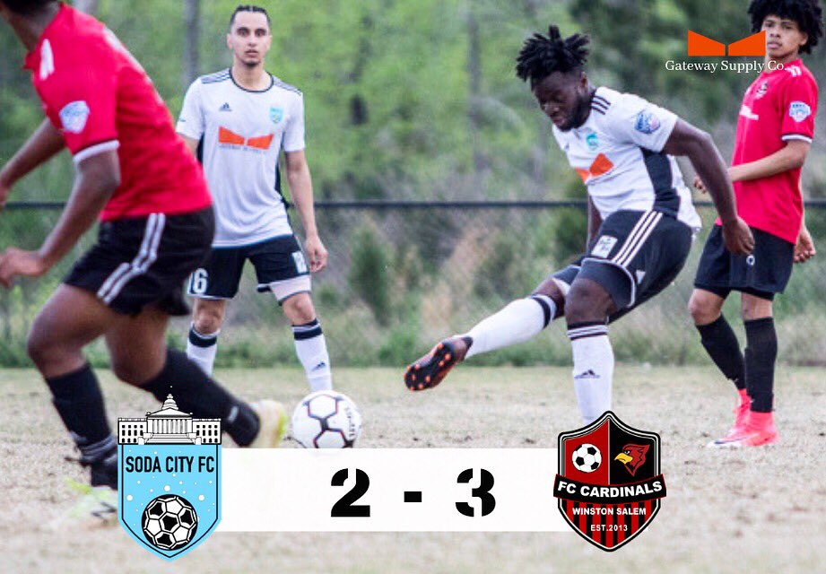SodaCityFC's tweet photo. #RECAP of this past weekend’s match. Our players went head to head with @fccardinalssoccer. Congratulations on your win and thank you for having us this weekend! We look forward to playing you again 💪🏼#SCFCvsFCC https://t.co/ZpugohrpHR