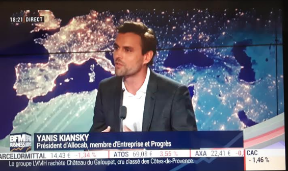 <a href="/yanis_K/">Yanis Kiansky</a> co-fondateur ⁦d'<a href="/Allocab/">Allocab.com</a>⁩ et membre d'Entreprise et Progrès a été l’invité de ⁦<a href="/GuillaumPAUL/">Guillaume PAUL</a>⁩ ⁦<a href="/bfmbusiness/">BFM Business</a>⁩. Yanis Kiansky affirme avec conviction  : #responsabilité et rentabilité sont compatibles ! #PlateformeResponsable <a href="/EntProgres/">Entreprise et Progrès</a> <a href="/keapartners/">Kéa</a> <a href="/Steelcase/">Steelcase</a>