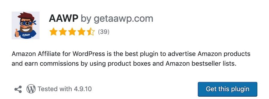 AmazonPlugin's tweet image. AAWP was mentioned in an &quot;essentials plugins&quot; collection of @MyThemeShopTeam 👇buff.ly/2EkLhKZ #AffiliateMarketing #AmazonPlugin