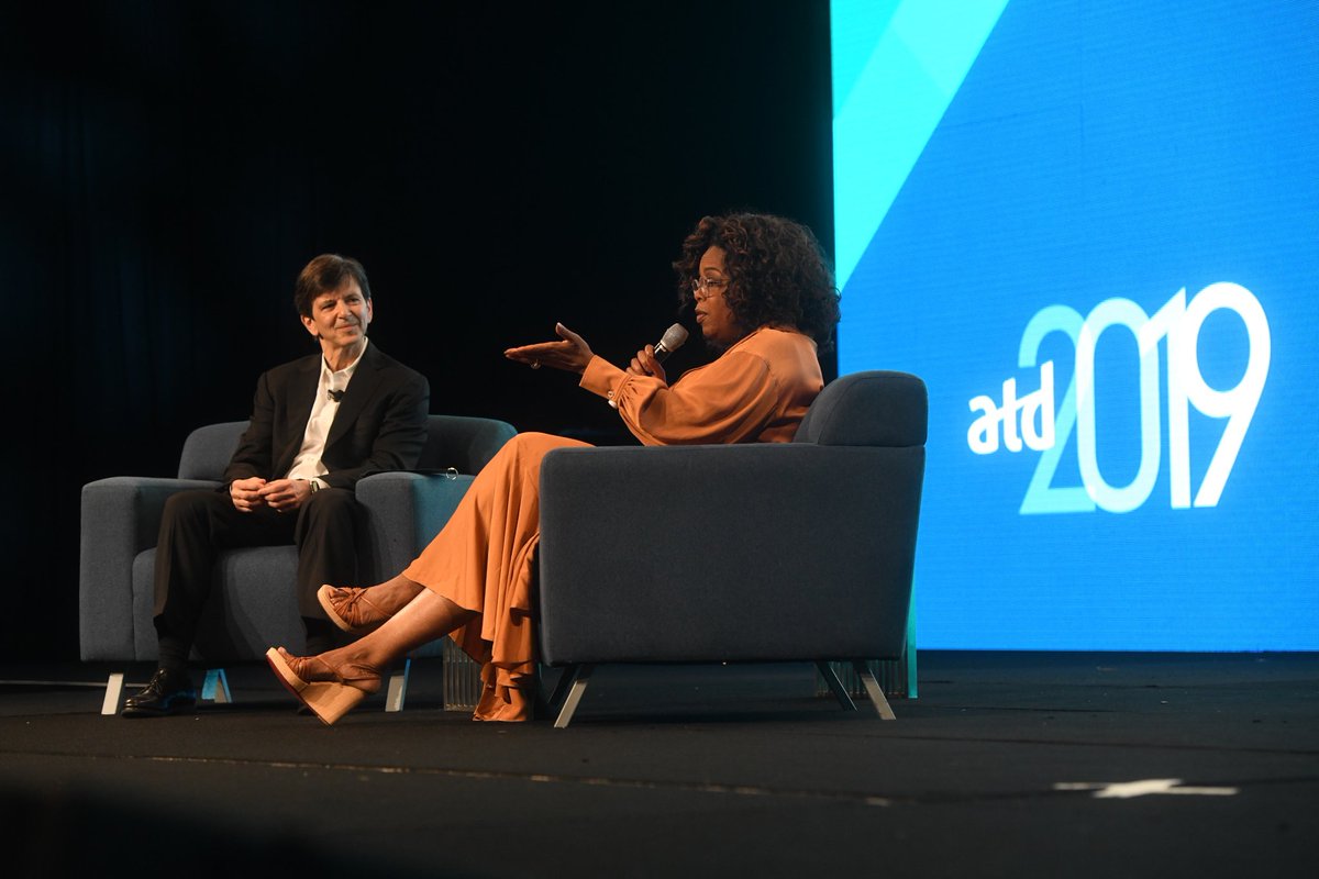 ATD was pleased to welcome <a href="/Oprah/">Oprah Winfrey</a> Winfrey as our first keynote speaker at #ATD2019! Among her many insights, she shared the need to follow your gut, validate people, be intentional, strive toward wholeness over perfection, and, as talent developers, validate people. #ATDMoments