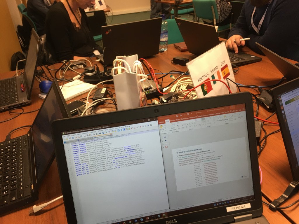 Great 1st day at the eHDSI 2019 Technical/OpenNCP Boot-Camp (Warsaw). SHiELD’s Spanish team shared the workspace with Portugal and Ireland. Representatives from Croatia, Czech Republic, Estonia, France, Netherlands, Poland, Slovenia, Sweden and EUC are at the event too.