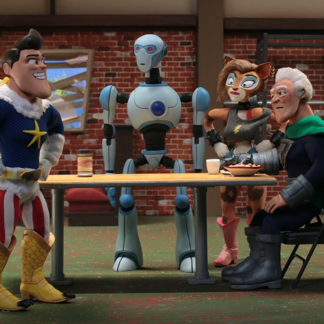 That one guy who always comes into the office Monday morning a little TOO chipper. You know the guy. All-new episodes of SuperMansion streaming free now! sonycrackle.tv/t21W63