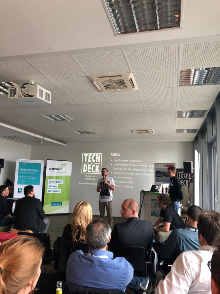 EXECinsurtech's tweet image. 🙌🏻 #insurtechweek @STARTPLATZ @freeyou_ag