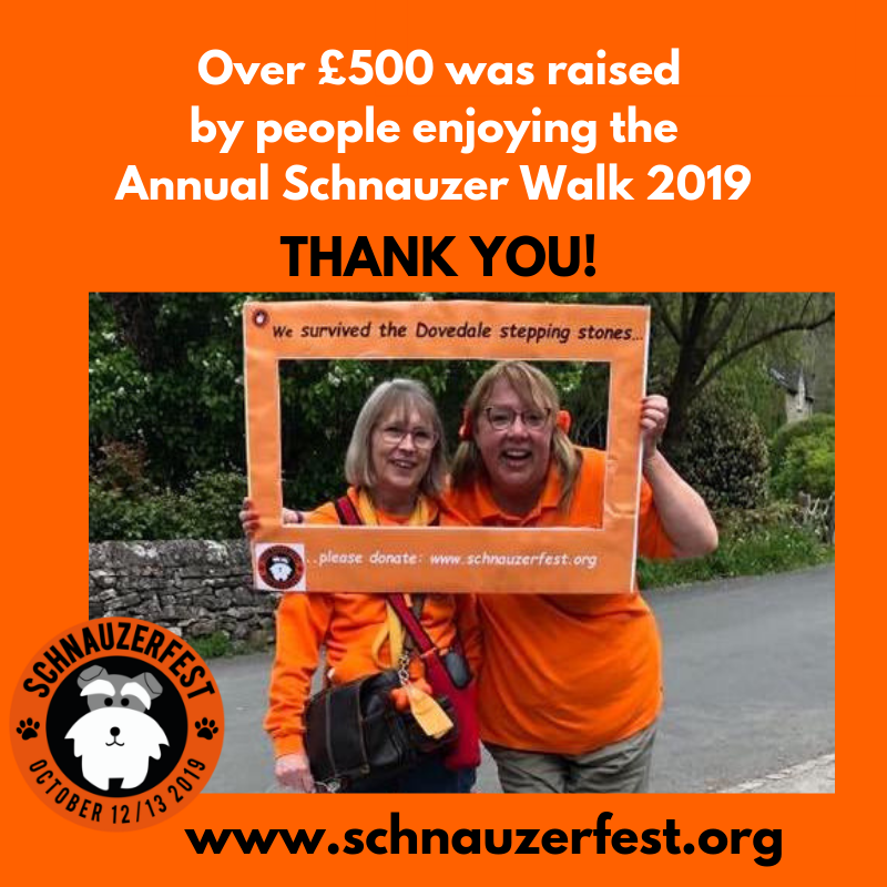 SchnauzerfestUK's tweet photo. We cannot say a big, or loud enough THANK YOU for the money raised over the weekend at the #AnnualSchnauzerWalk 😍 And it was so much fun too! https://t.co/rOnrR8Qrux