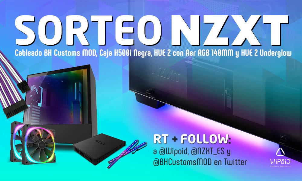 ⚠¡#SORTEO WIPOID!⚠

Puedes ganar un Pack NZXT + BHCustoms: Cableado BH Customs, Caja H500i, HUE 2 con 2 Aer RGB y HUE 2 Underglow.

Entra y sigue los pasos: bit.ly/2QcEZln
✅Sigue a @Wipoid, <a href="/NZXT_ES/">NZXT España</a>  y <a href="/BHCustomsMOD/">BHCustoms</a>.
🔁RT y menciona a un amigo🙋‍♂️

¡Suerte!🙌 #EsTuTurno