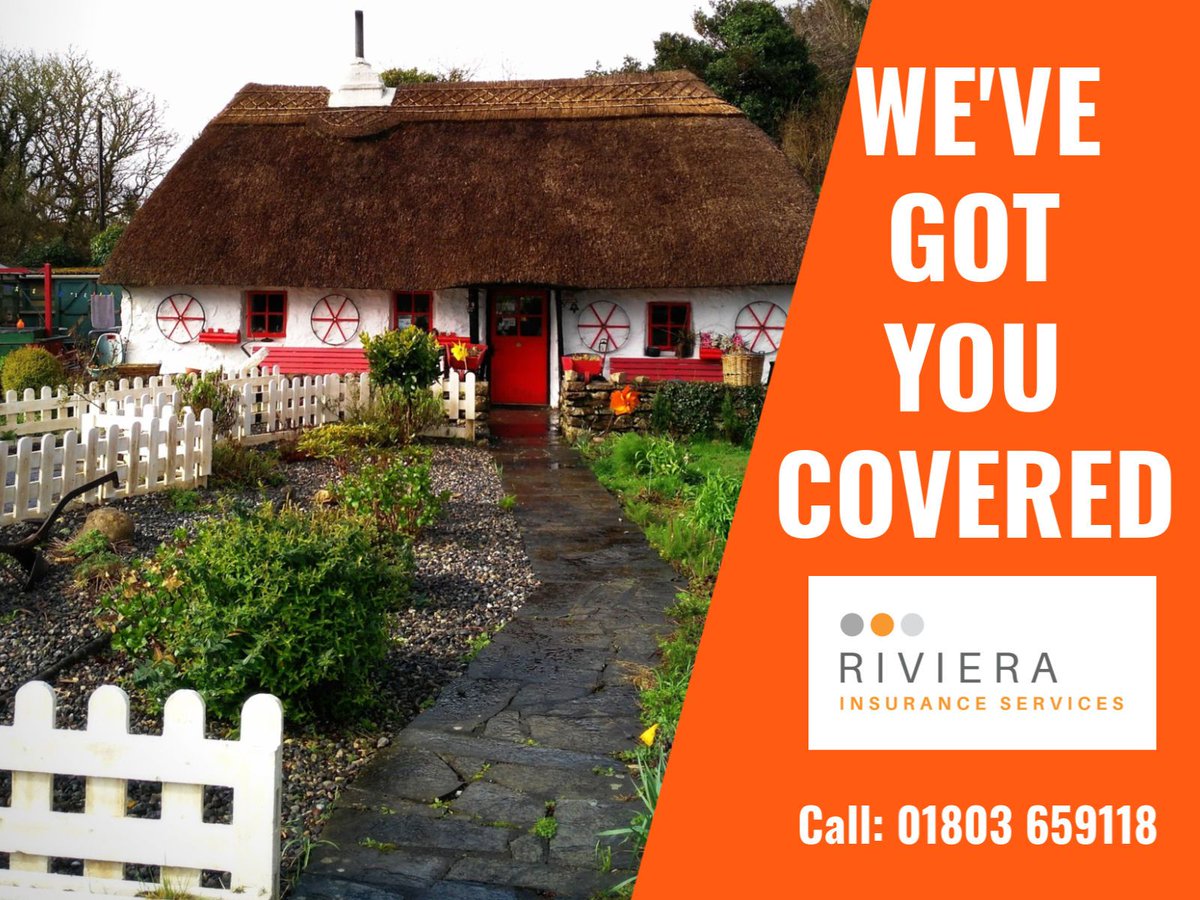 Do you or someone you know have need home insurance? Riviera Insurance can help with all insurance needs even on Non Standard properties. give us a call on 01803 659118. or visit our website buff.ly/2LvRbyU