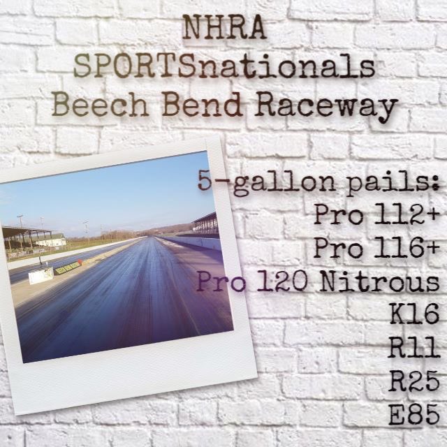 We will be at Beech Bend Raceway this weekend for the NHRA SPORTSnationals! We will be selling fuel on site! Beech Bend also sells Renegade Pro 110+ and Pro Methanol on site too! We can't wait to see you there!