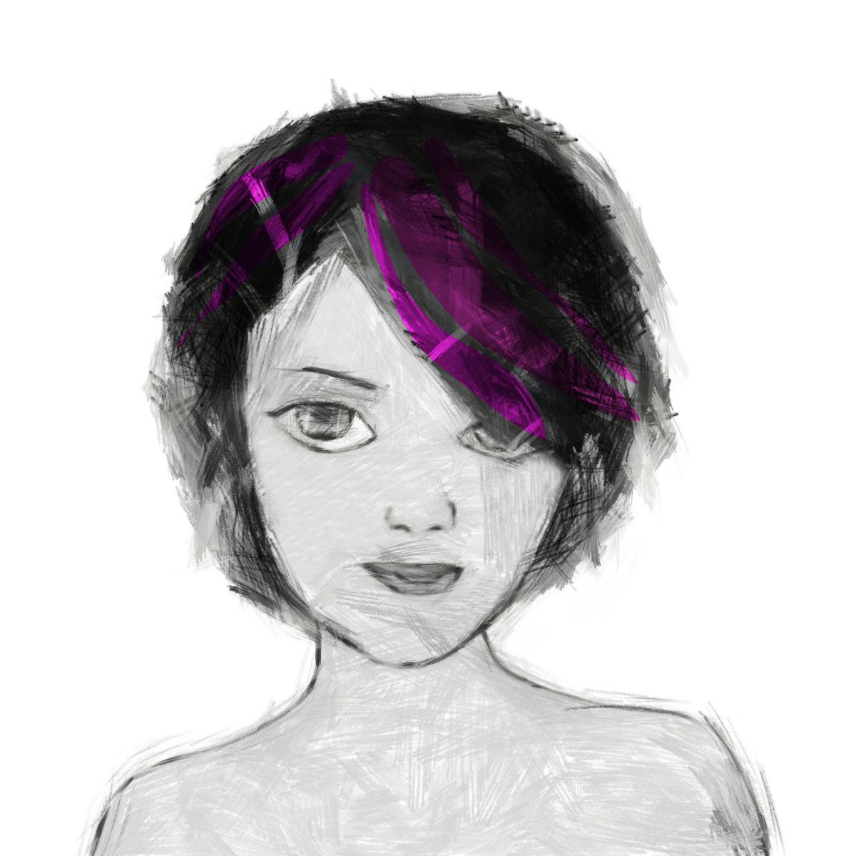 ociobooks's tweet photo. #HackWoman #DevBlog 01: Behind-the-scenes first sketches, I sketched 10 different haircut styles for the protagonist of my first #visualnovel, trying hard to find the perfect look for her. Check out: https://t.co/kDJ2tWiXL0 #gamedev #indiedev #gameart #vndev https://t.co/flvf3JYcdg