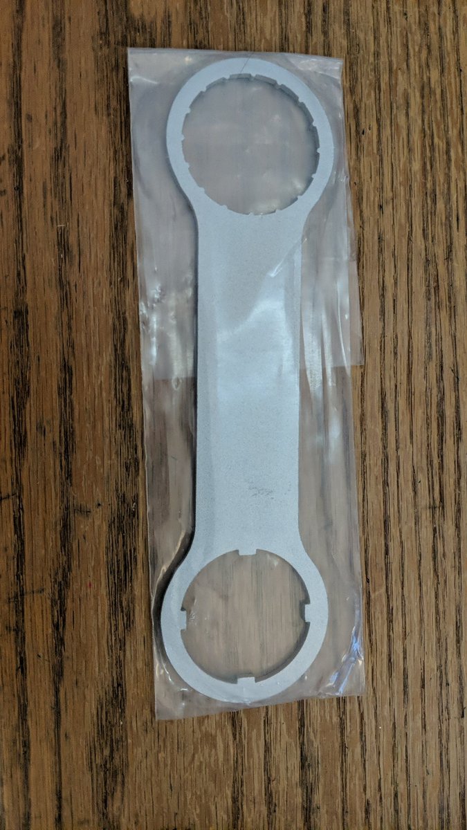 travelerkitty's tweet image. Received a spanner in the mail. Heck yeah🔧🔧 #bbshd