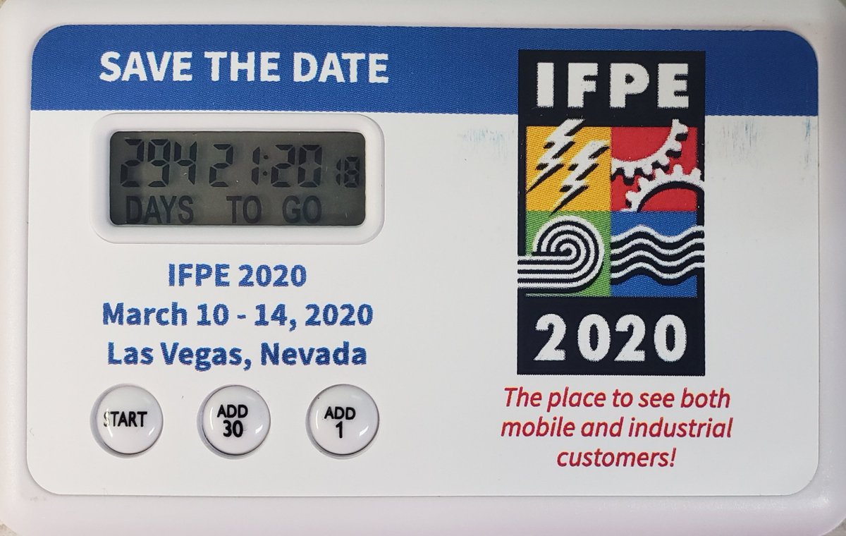 aahfluidpower's tweet photo. Save the Date: March 10-14, 2020! Visit us at the ConExpo for the International Fluid Power Exposition at Booth S81359 - South Hall 3 in Las Vegas!  #SaveTheDate #AAHFluidPower #OurWorldRevolvesAroundYou #LasVegas #IFPE #conexpoconagg #repairs #customerservice #teamwork https://t.co/vPqEAZMMUZ