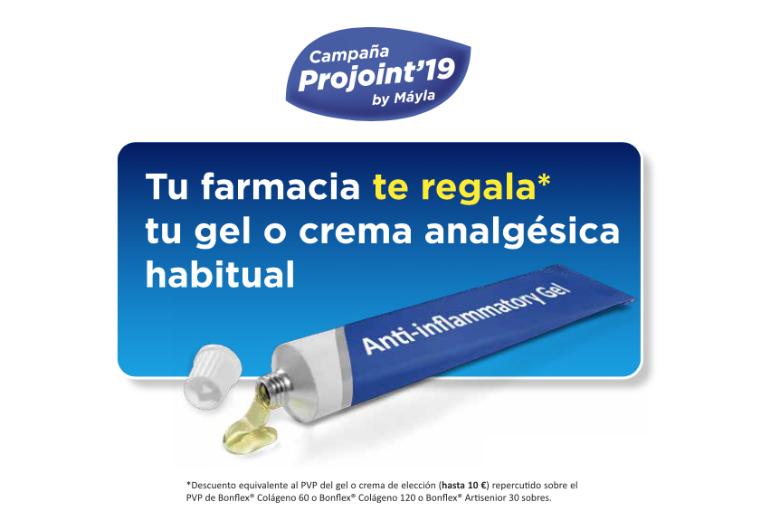 BonflexEs's tweet photo. Llévate gratis tu gel o crema antiinflamatoria habitual por la compra de un *producto oral de #Bonflex®. ¡Un tratamiento completo para tus #articulaciones con @MaylaPharma ☺️! https://t.co/w1kZucaR7q
