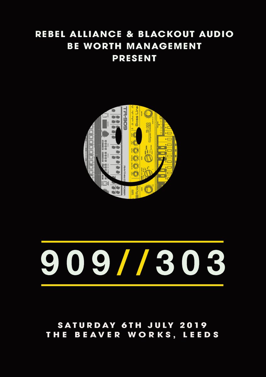 djsterlingmoss's tweet image. 909//303 @ BEAVER WORKS,LEEDS
SAT 6TH JULY

303 Machine Room//Acid
Chris &amp;amp; Aaron Liberator
Sterling Moss
The Geezer
Koko Acid Lab
Tassid
Glowbones
Miss Monument

909 Machine Room//Techno
Ben Long
Trevor Rockcliffe
D.A.V.E. The Drummer
Mark EG
The Anxious
Gemma Furbank
Omid Dubtek