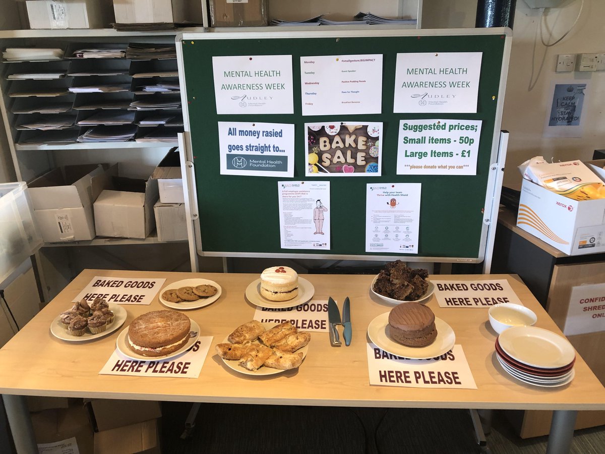 AudleyCareers's tweet photo. Just a few photos from a week of events at Audley recognising Mental Health Awareness Week. We managed to raise £872, well-done everyone! #AudleyLife #MentalHealthAwarenessWeek https://t.co/78Feq7JZQK