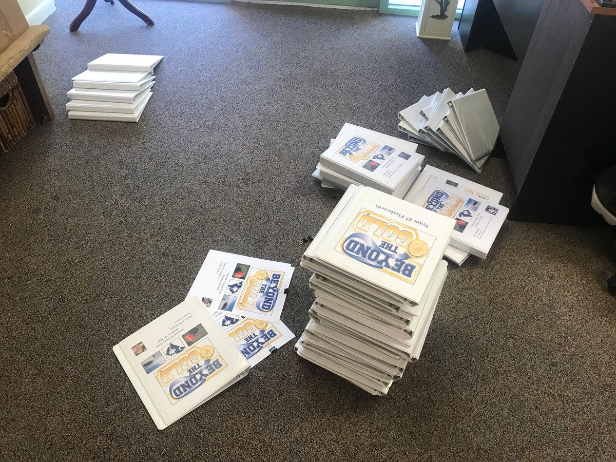 uwsports's tweet photo. Staff binders have been started! We have our head coaches and assistant coaches arriving in 8 days and then 2 short days later our interns will be here! It’s all happening so soon! https://t.co/sxMtqHhL9s