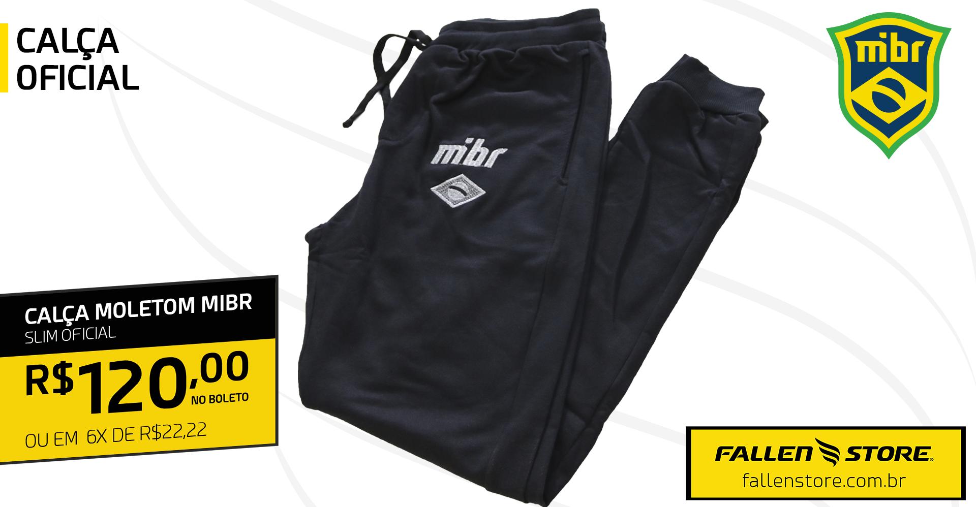 calça moletom mibr