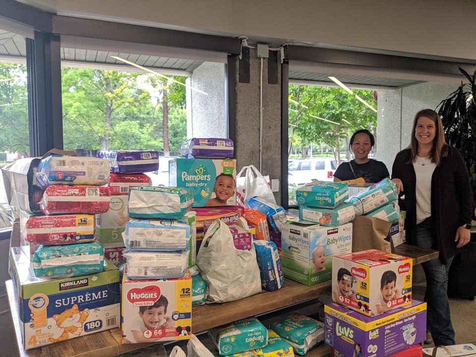 BeHively's tweet image. W•O•W! Child Care Links was honored to present at Boys Team Charity Philanthropy Showcase yesterday! We loved talking to everyone about all the different opportunities to volunteer at Child Care Links. They even did a diaper drive for us and donated SO MANY diapers.