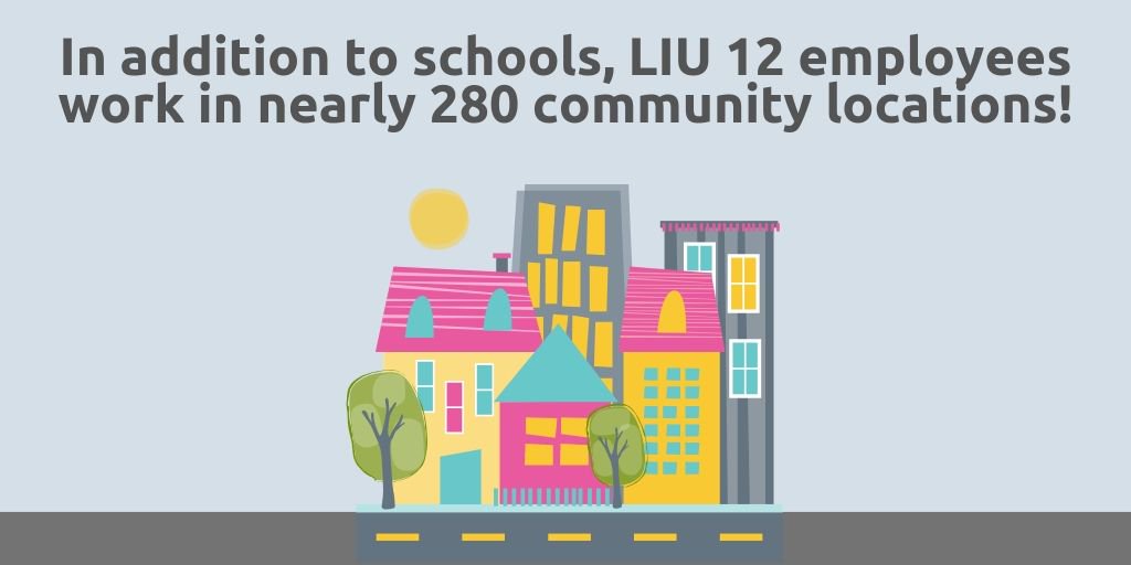 LincolnIU12's tweet image. In addition to schools, LIU 12 employees work in nearly 280 community locations! #myiu #LIUproud  #thisiswhatwedo #30daysofLIU12