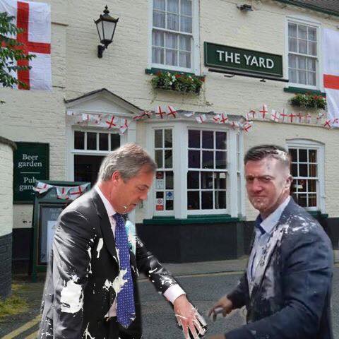 #MilkshakesAgainstRacism #brexitparty #faragemilkshake
