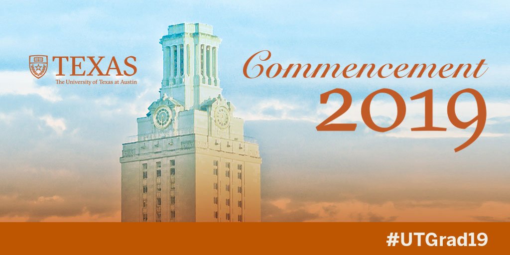 utsdct's tweet image. Graduation is upon us! The @FineArtsUT Spring 2019 Commencement ceremony is this Friday, May 24, from 3-5PM at @bassconcerthall. Find all the details here: ow.ly/l18f50ujI43 #WeAreCOFA #UTGrad19