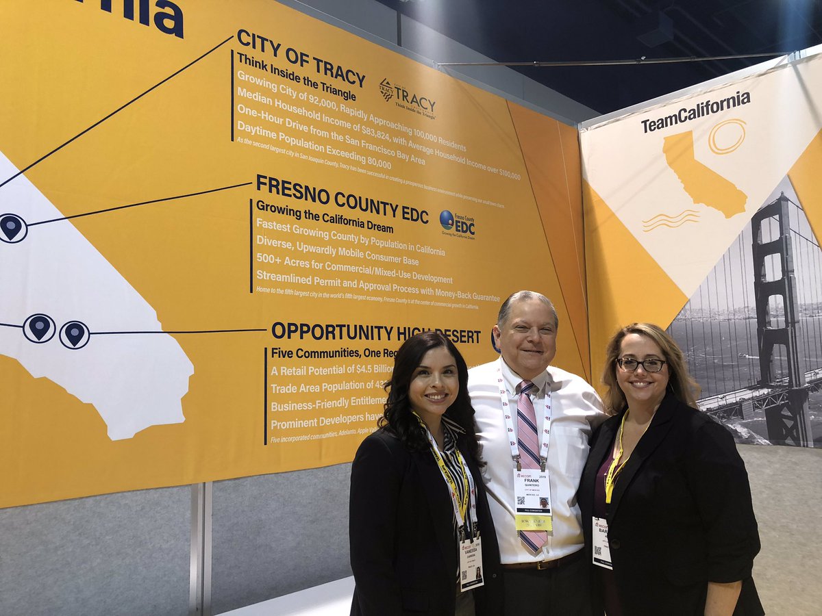 cityoftracy's tweet image. The City of Tracy is at #ICSCRECon with #TeamCalifornia ! We’re looking forward to attracting new retailers #InsideTheTriangle !
#TracyCA #TracyCA #ThinkInsidetheTriangle