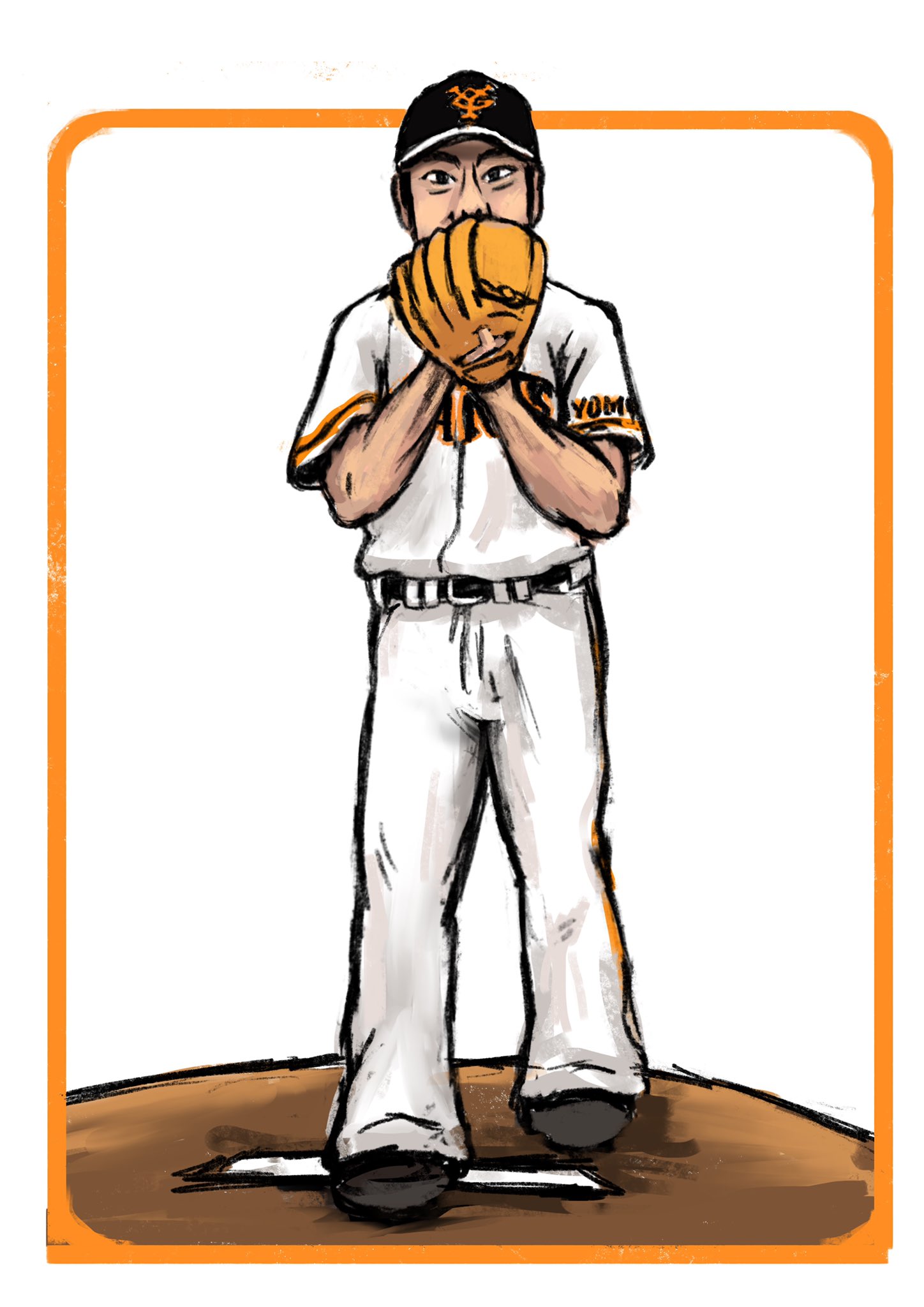 ぎやっち Di Twitter イラスト 上原浩治 巨人 ジャイアンツ Giants 21年間お疲れ様でした 遂に引退 カッコいいプロ野球選手でした T Co D3k3a7ya Twitter