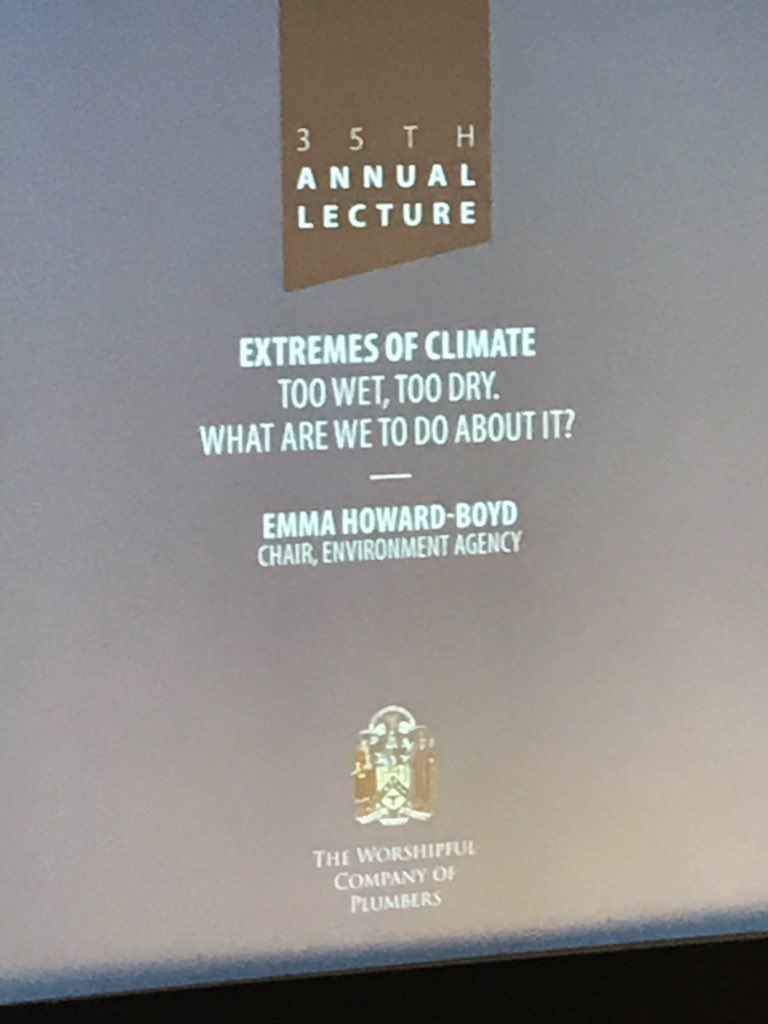 The Guardian has recommended its journalists no longer talk about #ClimateChange but rather #Climate Crisis says Emma Howard-Boyd Chair <a href="/EnvAgency/">Environment Agency</a>