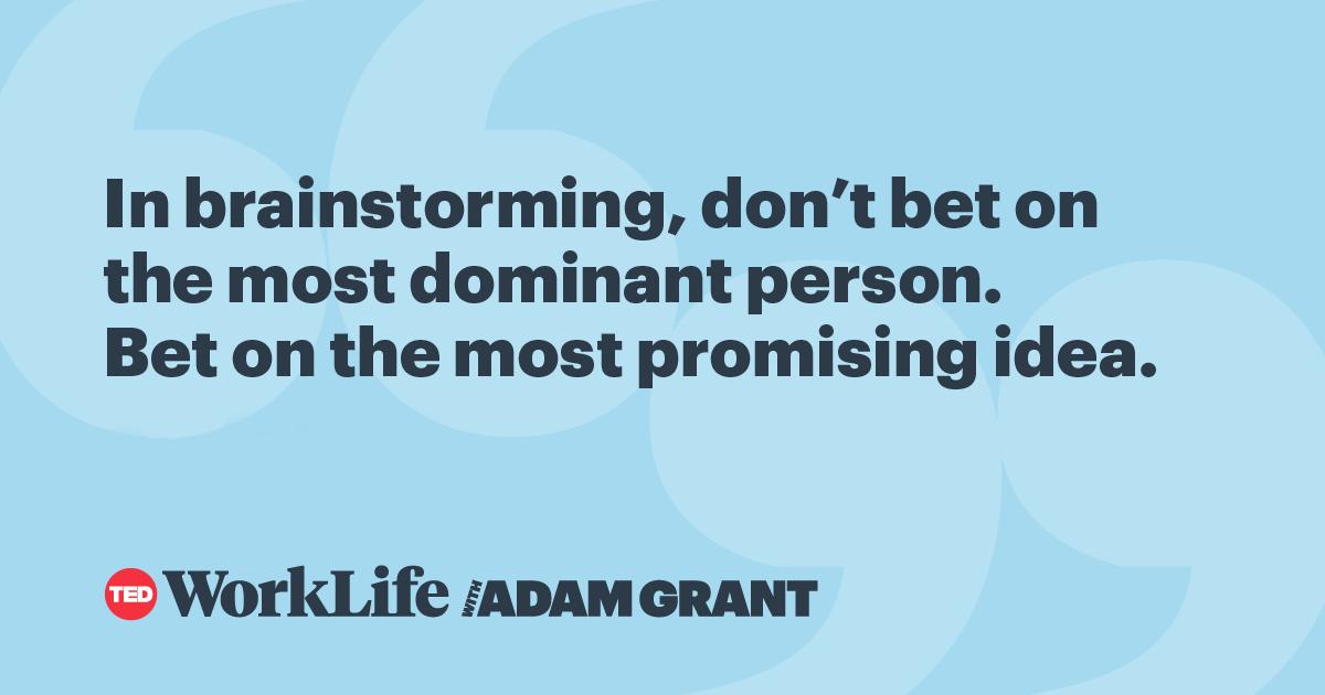 AdamMGrant's tweet photo. Just because an idea is popular doesn't mean it's effective.

In open offices, people actually interact less.
Learning styles don't predict learning.
10,000 hours of practice doesn't always make perfect.

Fadbusting with @Freakonomics, a #WorkLife bonus: https://t.co/e9GaX4ApgF https://t.co/5bzIPyhArh
