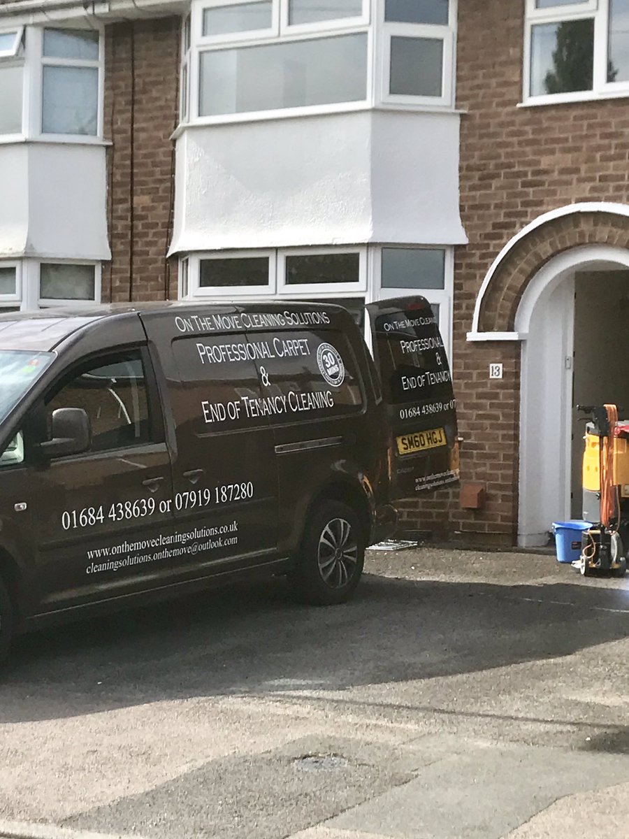 Thank you to @OTMCSglos nice to meet you and a great job on the carpets & Oven! The new tenants will be very happy on move in day #TLC #professionalclean
