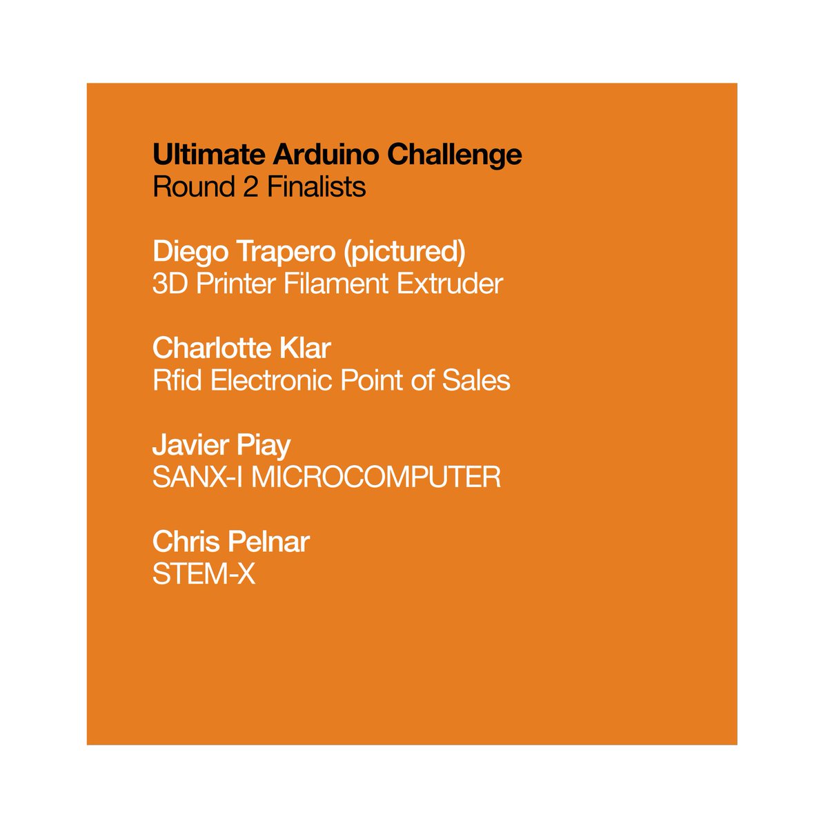 therootsaid's tweet image. RT hackaday: RT Supplyframe: It's official! Finalists for Round 2 of the Ultimate #ArduinoChallenge have been announced. Don't miss your chance to win as Round 3 continues. Brought to you by MouserElec, MicrochipTech, and Arduino.
#EnterNow --> …
