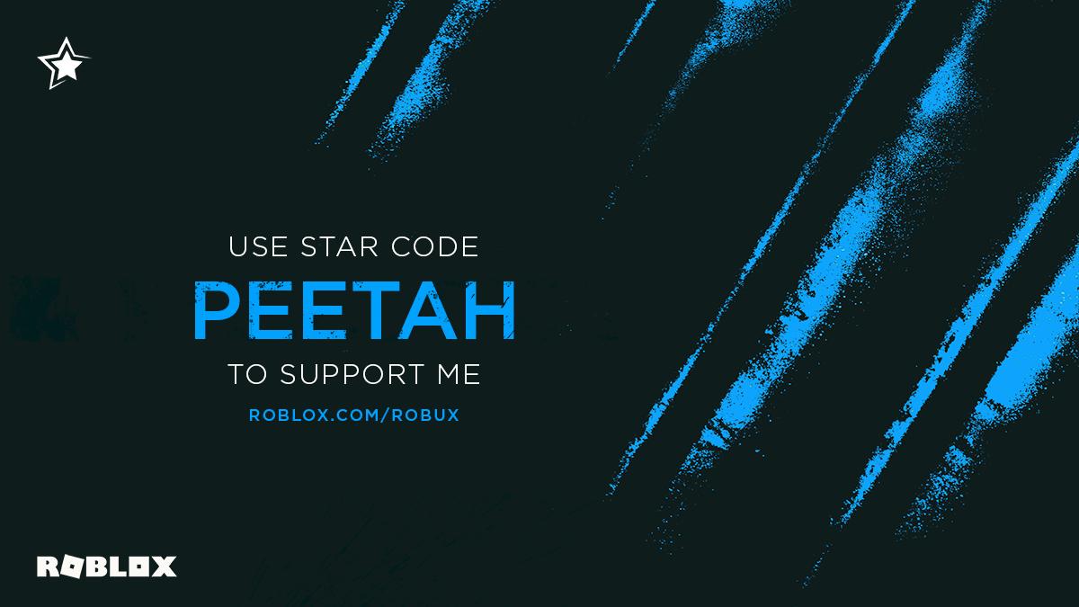 Peetah On Twitter Heeey My Star Code Is Now Available To Use - dumb roblox club