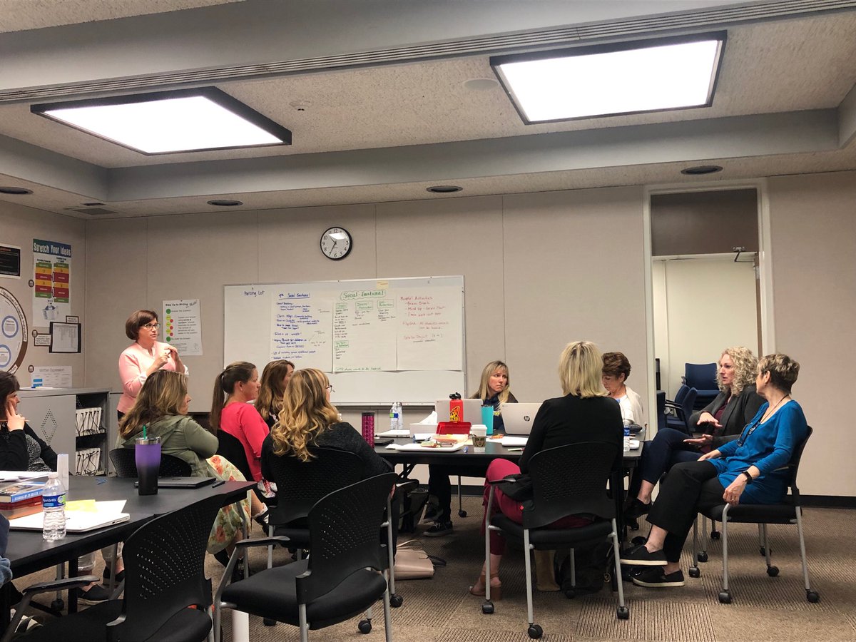 PYLUSD GATE Magnet teachers collaborating on best instructional practices and how to successfully challenge and support our advanced learners.