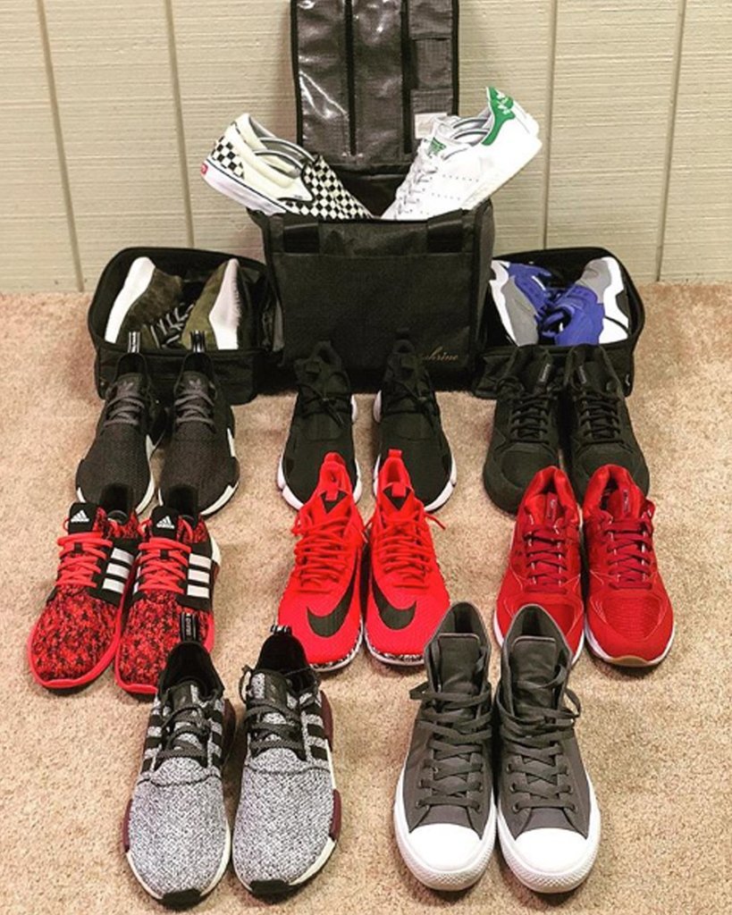 theshrineco's tweet photo. #ShrineLife :: We love this 📸 by @cpt_inshaneoh, says he is overdue for another #theshrineco bag! 🤛⠀
•⠀
#SneakerBoxProtection #CarryOnMatch #NoCheckInFees https://t.co/wRsyZ9EPON