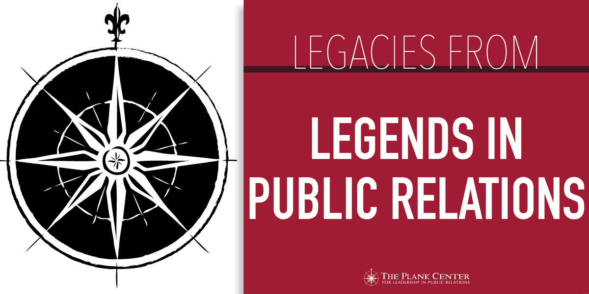 PlankCenterPR's tweet photo. In 2007, #BetsyPlank asked award-winning #publicrelations leaders to write messages of counsel for the next generation of leaders. Continuing Betsy's work, the #PlankCenterPR has more than 60 messages from #PRLegends. ➡️ https://t.co/crBPOpEUiI https://t.co/jKoL7gVjOW