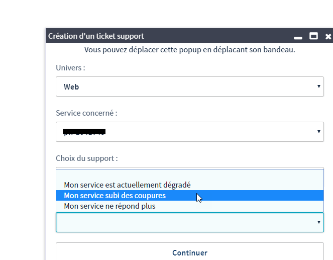 Super_ITMan's tweet photo. @ovh_fr Une vilaine faute s'est glissée dans votre formulaire de création de ticket support... N'hésitez pas à la corriger 😃 https://t.co/YQbHoFBvjw