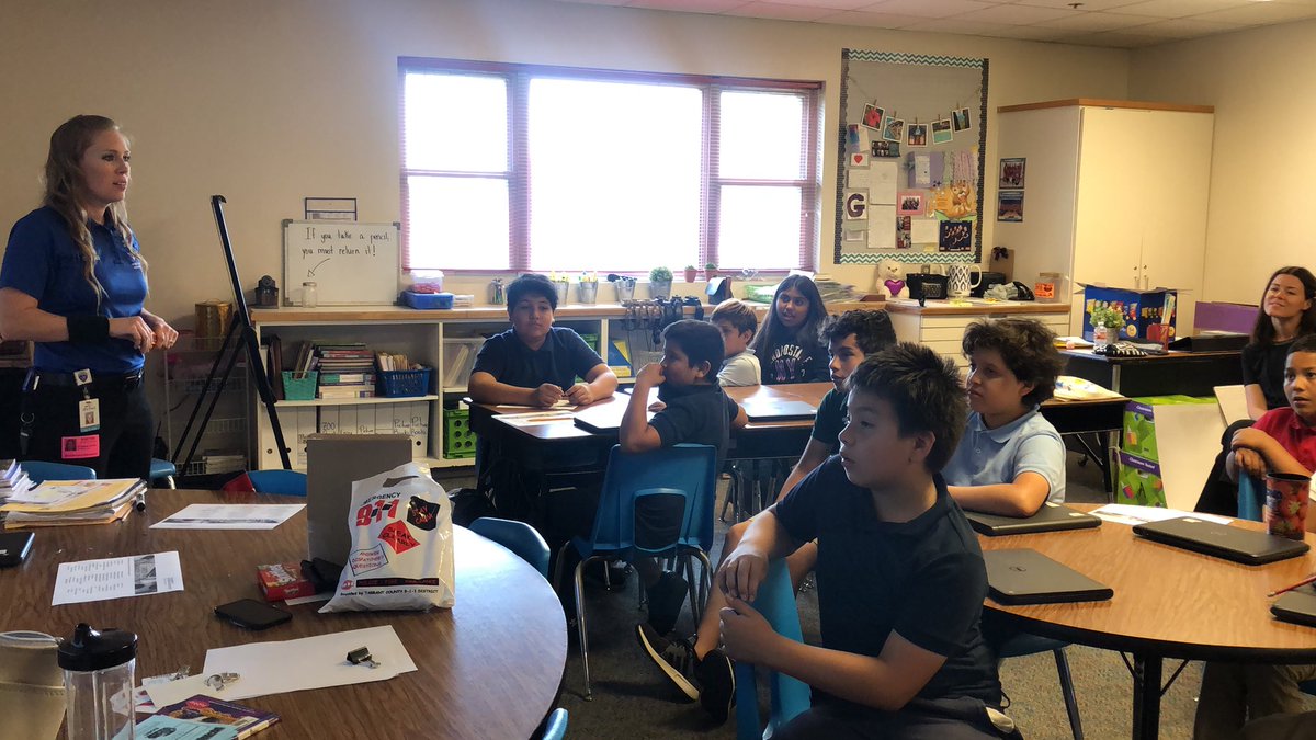 The #TwitterTwins are at  <a href="/BburgCougars/">Brandenburg Cougars</a> for career day!!