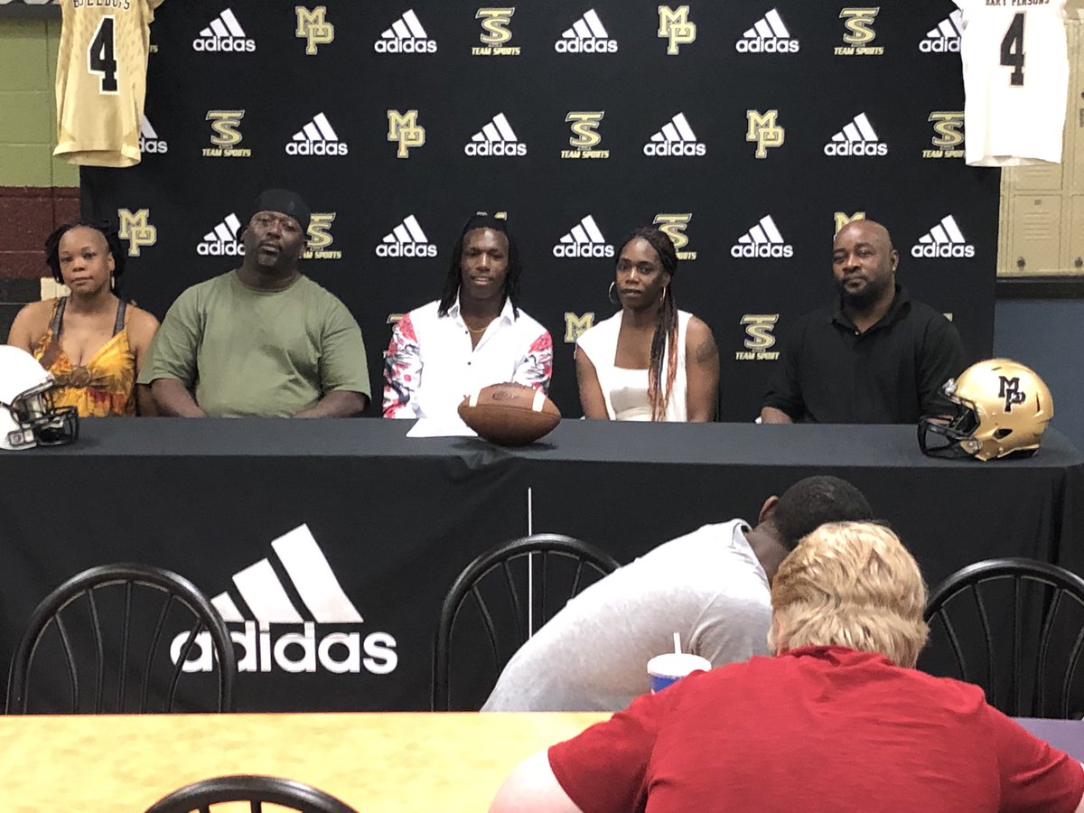 MPHSFootball's tweet photo. Really proud of this kid.  @dee_williams4 signed with East Central Community College today. https://t.co/lTxuU6B0LI