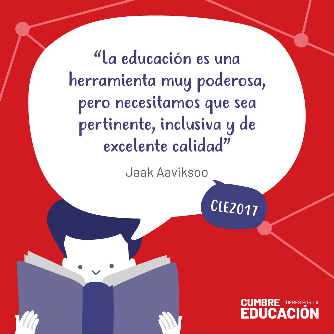 SemanaEd's tweet photo. En la #CLE2017 Jaak Aaviksoo nos habló sobre el papel que la educación ha desempeñado en Estonia y la ha llevado a ser una de las mejores en el ámbito educativo. 🤩¡Este año la #CLE2019 llega con nuevos temas y nuevos conferencistas! https://t.co/mWfBqxo60X