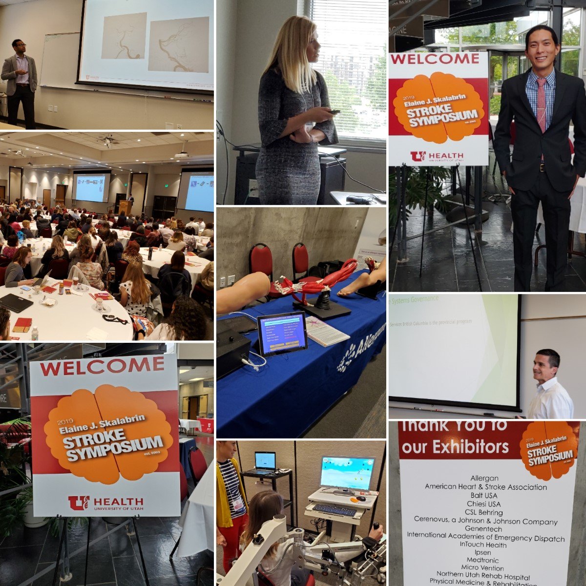 Last Friday, @UofUCNC was pleased to host the Annual Elaine J. Skalabrin #Stroke Symposium in Salt Lake City. This year brought a record number of attendees as well as presenters from all over the world. Looking forward to next year! @UofUHealth #StrokeAwarenessMonth #neurology