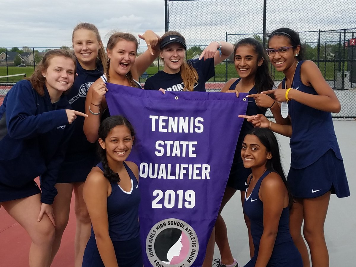 What a day for the PV Girls Tennis Team - The Spartans beat Bettendorf 5-0 in the Regional Final to advance to the IGHSAU State Team Tennis Championship - TOMORROW in Iowa City!#SpartanNation #TicketPunched