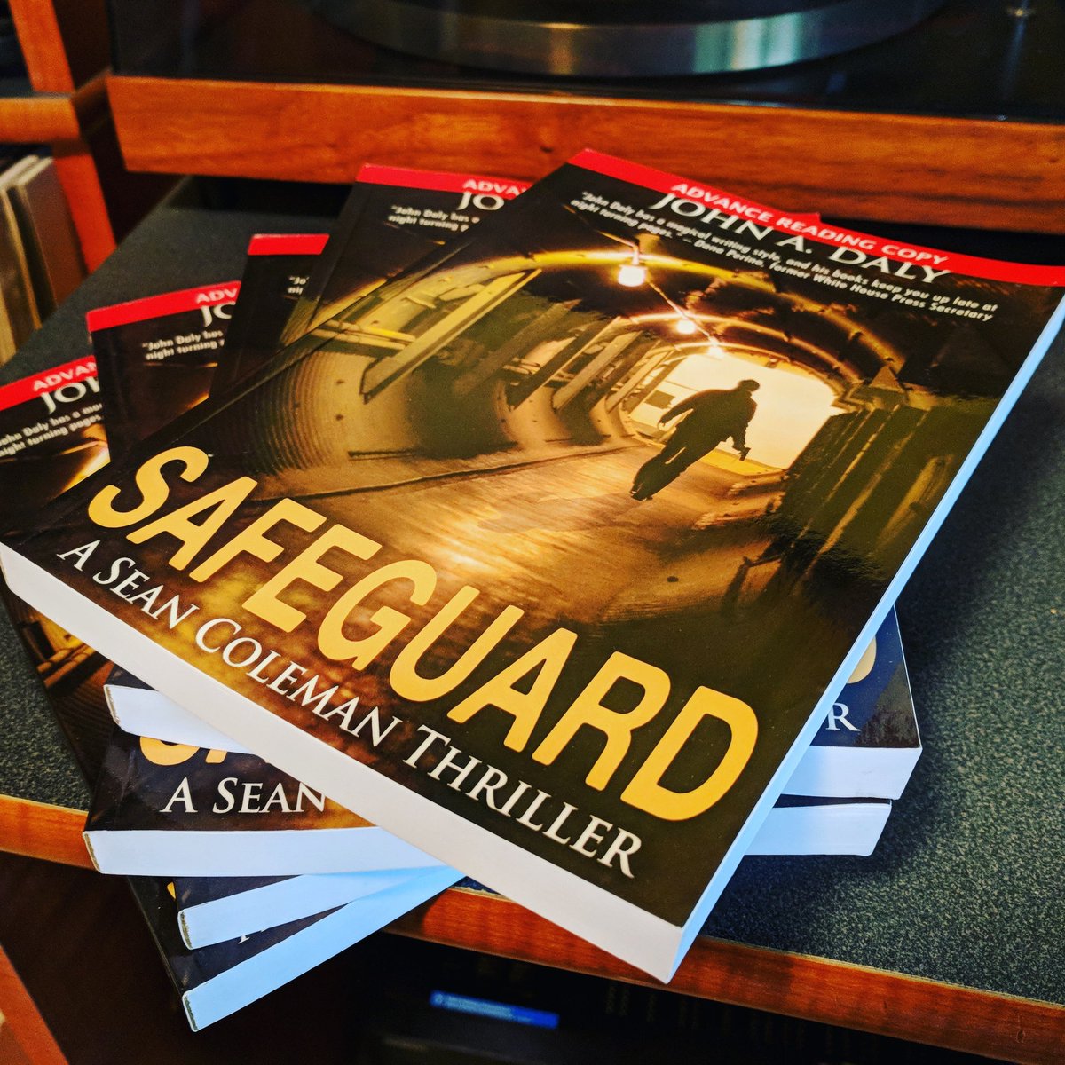 JohnDalyBooks's tweet photo. Well looky what came in the mail today.
#SAFEGUARD #advancedcopies #seancoleman4 #seancoleman #thriller #novel #series https://t.co/tOmwLUzVTu
