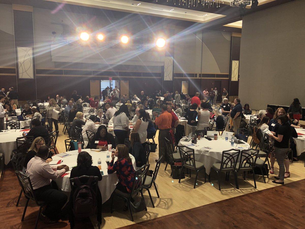 BrianGuerrero's tweet photo. How can you capture Day 1 #CompSym19 in just four photos? This engagement has me thinking about competency integration differently! Can’t wait for Day 2 to push our thinking even further. #NotGameOfThrones #Partnership https://t.co/Yky2yNw53M