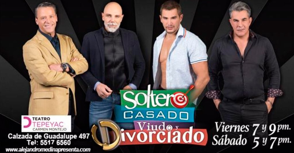 🙋‍♂️¿Si sigues buscando al hombre de tu vida?, primero necesitas entenderlo con esta obra de teatro. 
🎟Consigue el -50% de descuento en tus entradas aquí ➡bit.ly/2JH5I8B
