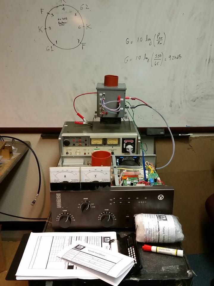 cqcqcqdx's tweet image. Here another tube undergoing complete testing at Array Solutions.
Every OM amplifier they sell, they test the output tubes extensively assuring you the quality you expect from The OM amplifier line & Array Solutions
#arraysolutions #wx0b