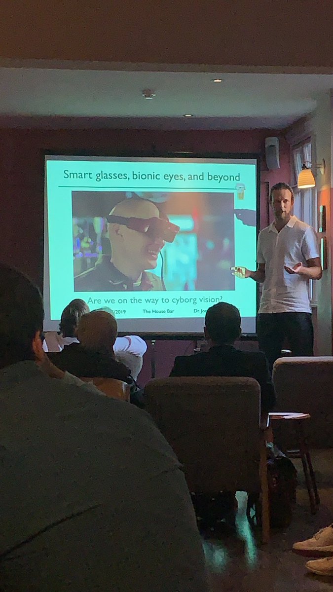 First talk of the night! #pint19