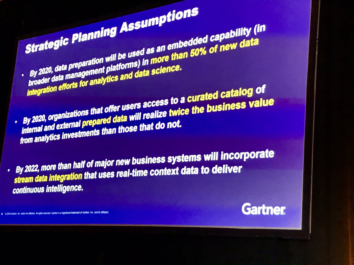 parikhash's tweet photo. Self service data preparation projects just don’t go into production. You need Enterprise #DataPreparation. 

@ehtisham_zaidi @Gartner_inc hopefully I got that right? Great keynote. And thank you for helping us kick off #INFA19. https://t.co/cEeQXHo9ox
