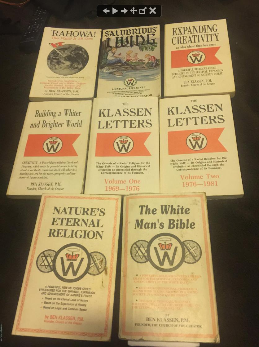 37) Stanko’s group became more muted in their activities, though they were known for going around and leaving copies of Klassen’s vile books on people’s doorsteps, apparently as a kind of proselytizing. The Montana Human Rights Network collected most of these.