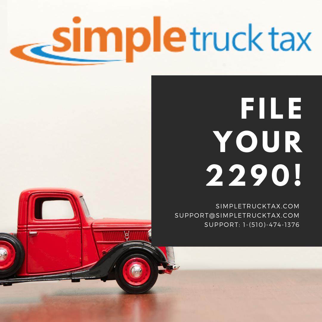 SimpleTruck's tweet photo. https://t.co/rImUt3M6Id
The place where you can file your Form 2290 at $6.95 per filing !!!

Other Forms:
-VIN Correction (FREE)
-Amendment: Taxable Gross Weight Increase / Exceeded Mileage ($19.95 per filing)
-Form 8849 Schedule 6 Other Claims ($19.95 per filing) https://t.co/2S0Fc4GH96