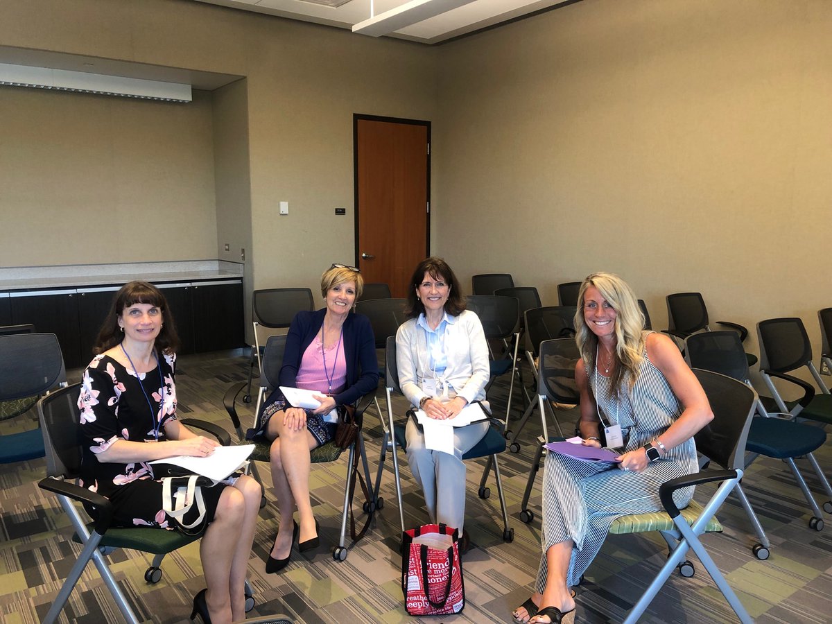 nstsc_'s tweet photo. Dr. Andrea Peck (right) facilitates a discussion on preparing student teachers for job interviews. https://t.co/86you3nzPa