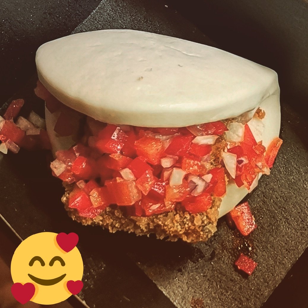 Aubergine Katsu Bun "how you doin?"