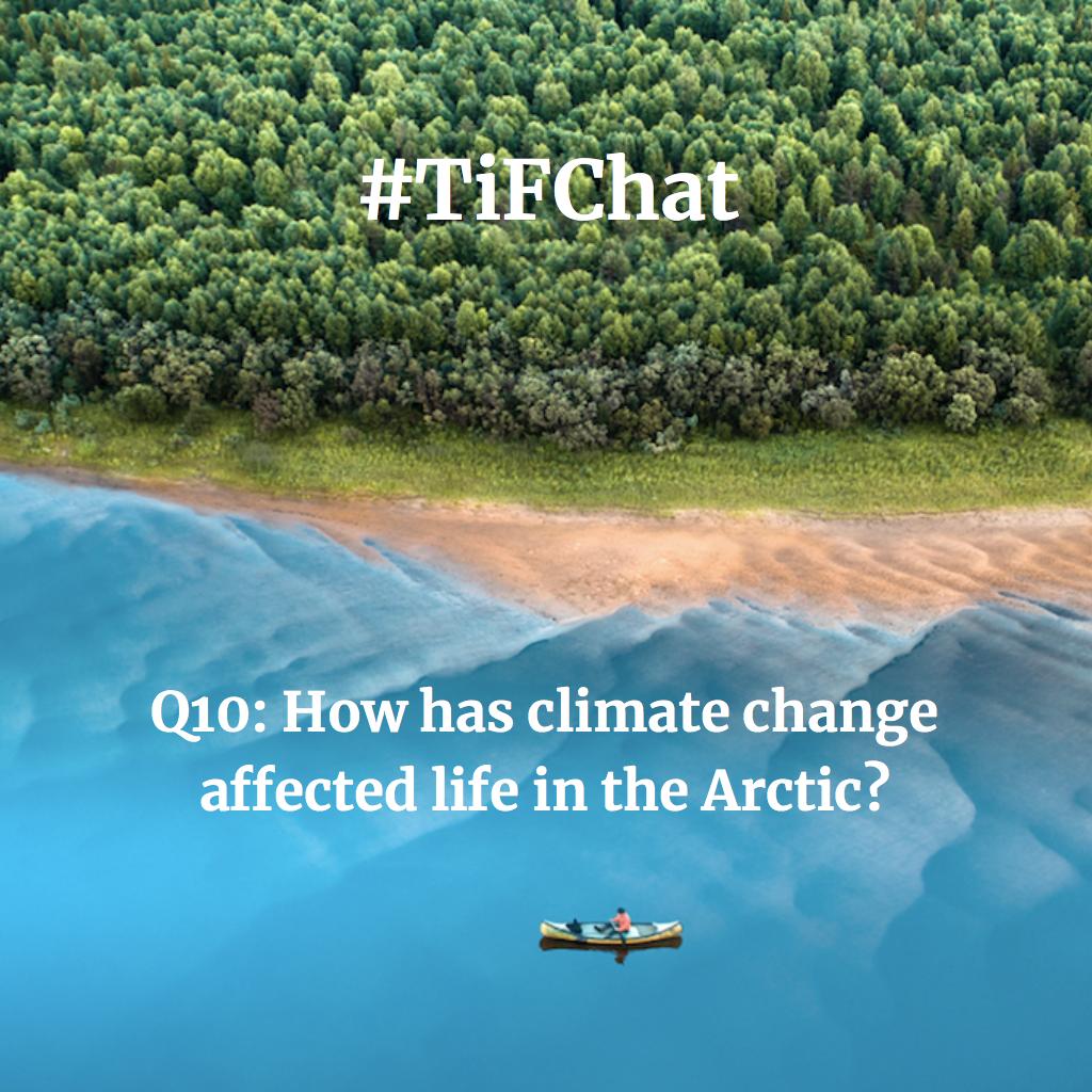 thisisFINLAND's tweet photo. Our last tweet for tonight - Q10: How has #climatechange affected life in the #Arctic? #TiFChat #ArcticKnowHow https://t.co/kd2jKSYQZK